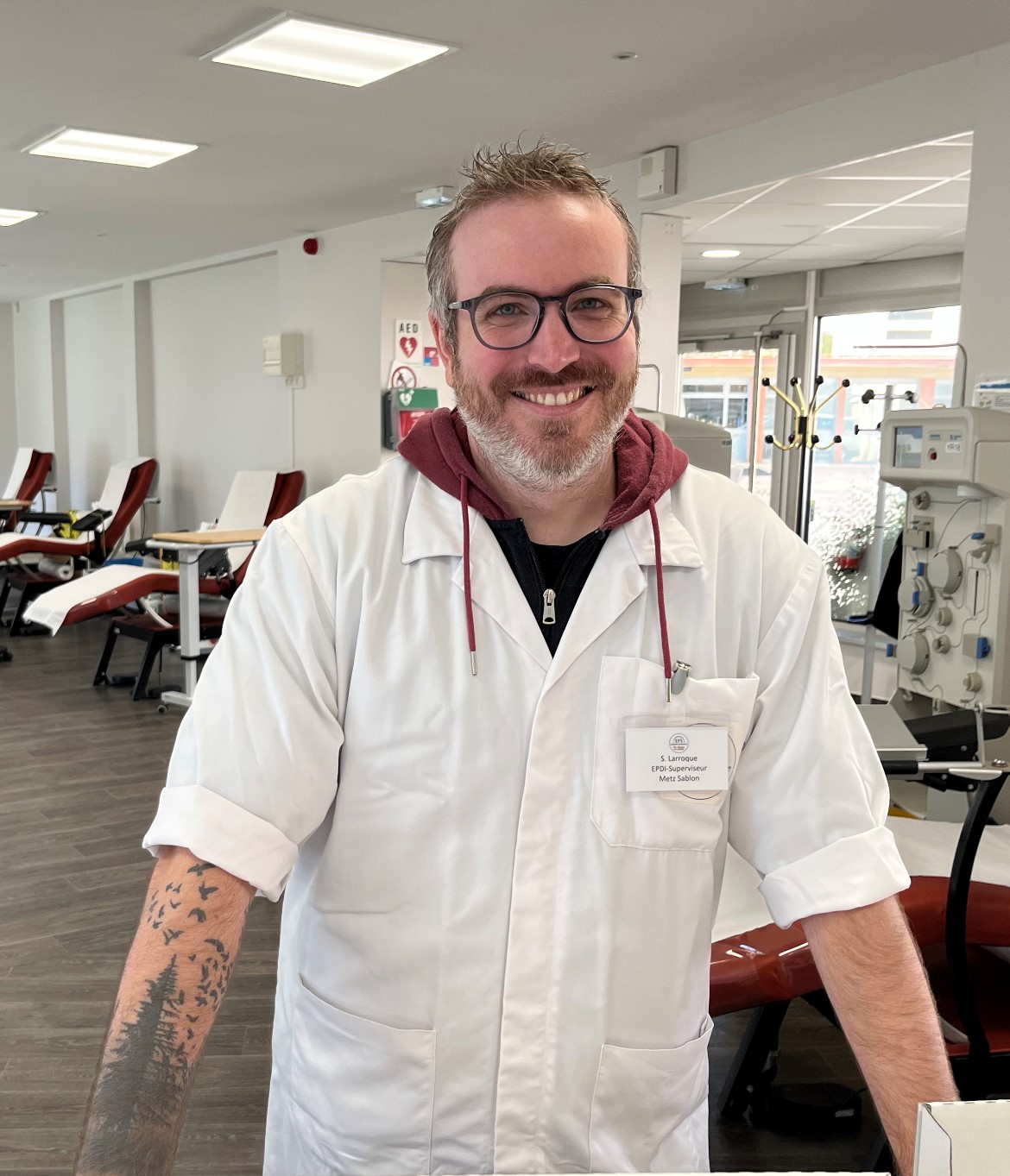 Sébastien Larroque, IDE de supervision